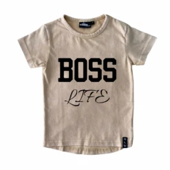 MLW By Design - Boss Life Stonewash Tee | Black Or Sand - MLW By Design -Wandnobe Store Willow 20