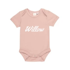 MLW By Design- Personalised Cursive Name Bodysuit | Various Colours - MLW By Design -Wandnobe Store Willow 3