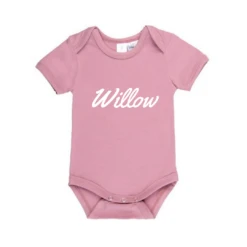 MLW By Design- Personalised Cursive Name Bodysuit | Various Colours - MLW By Design -Wandnobe Store Willow 5