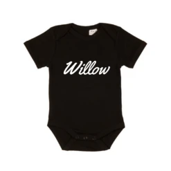 MLW By Design- Personalised Cursive Name Bodysuit | Various Colours - MLW By Design -Wandnobe Store Willow 6