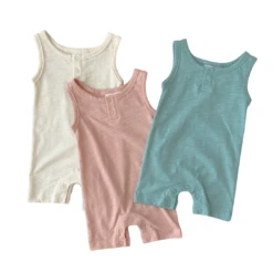 MLW By Design - Textured Cotton Summer Rompers | 3 Colours | LIMITED EDITION - MLW By Design