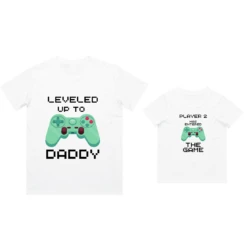MLW By Design - Matching Video Game Dad & Kid Tees | Various Colours - MLW By Design -Wandnobe Store fathersday 2
