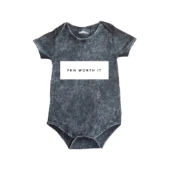 MLW By Design - FKN Worth It Stonewash Bodysuit | Black Or Sand - MLW By Design