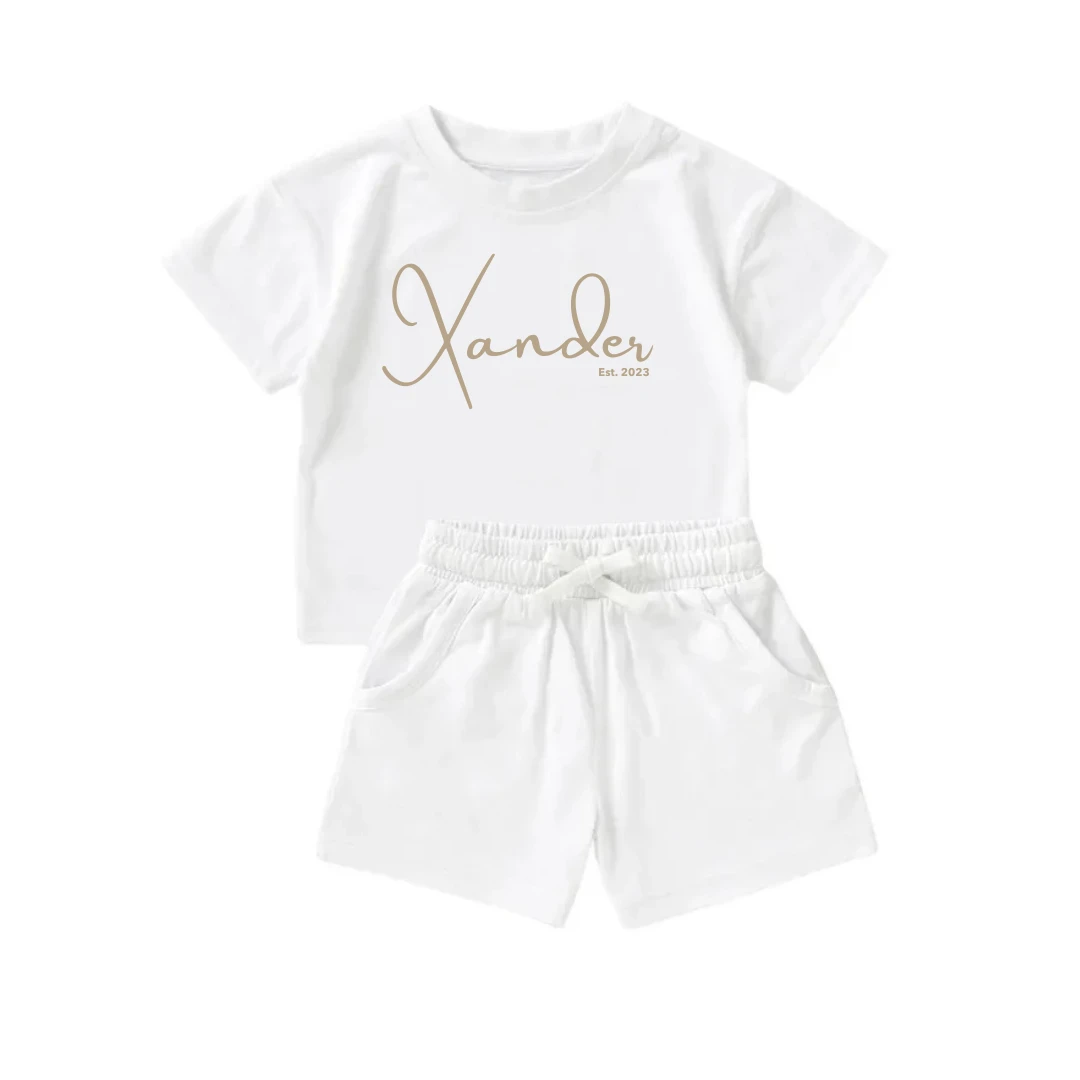 MLW By Design - Personalised Lounge Script Set | White - MLW By Design 1 MLW By Design - Personalised Lounge Script Set | White - MLW By Design