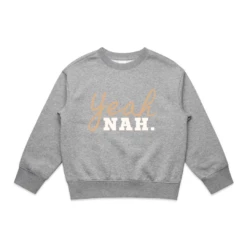 MLW By Design - Yeah Nah Fleece Crew - MLW By Design